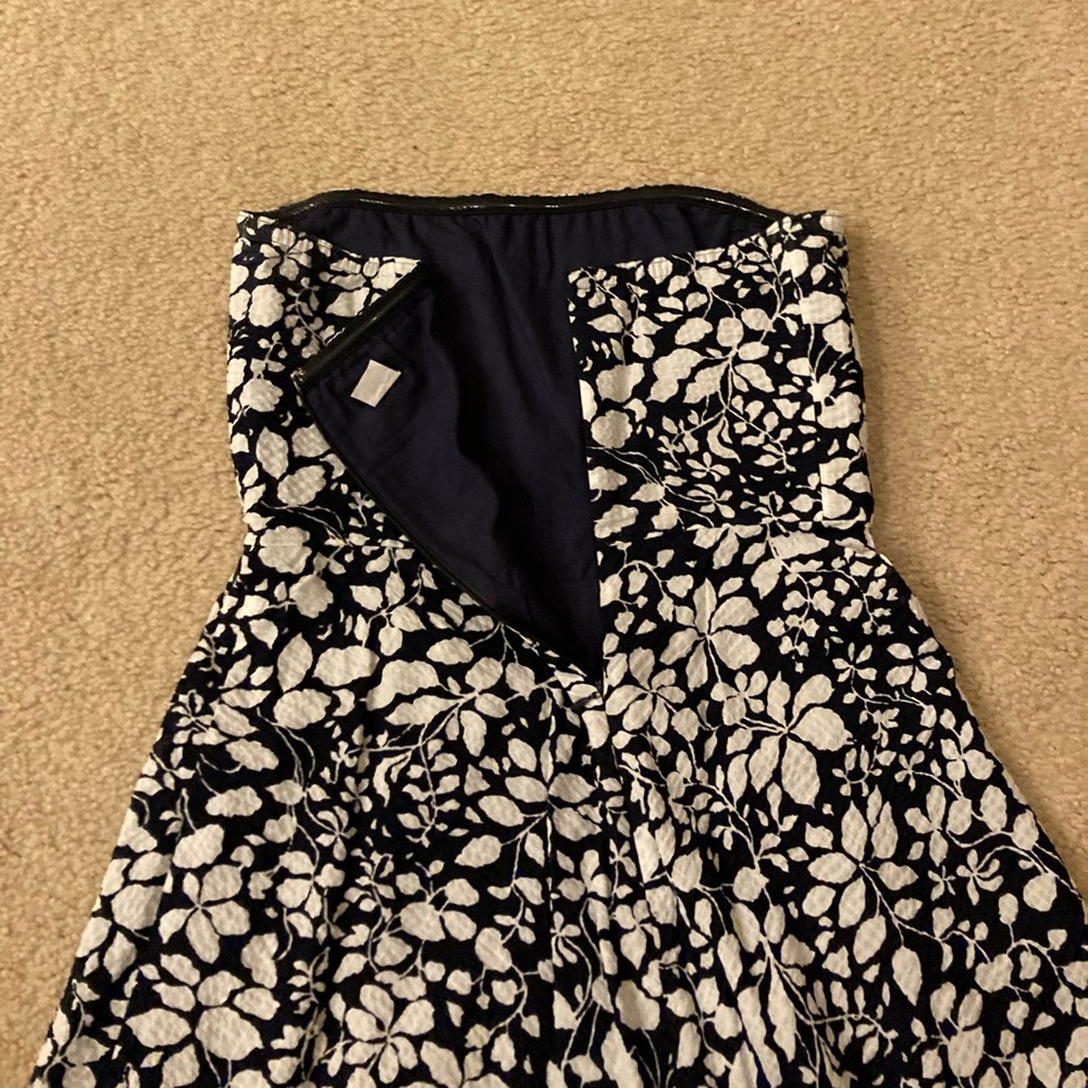 J Crew Strapless Sundress Size 10 ☀️ - Picture 4 of 7